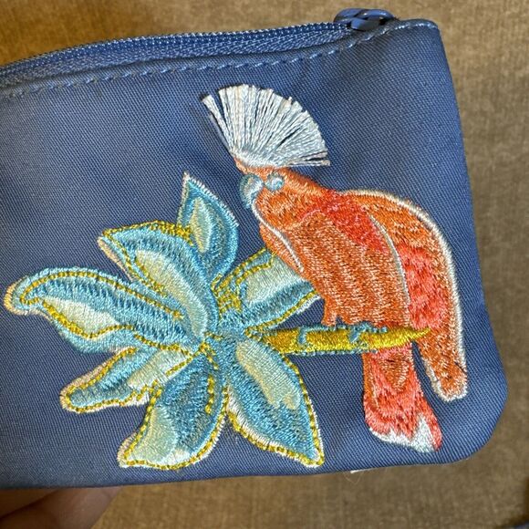 Vera Bradley Zip ID‎ Case Wallet - Embroidered Rain Forest Canopy, NWT - Picture 4 of 4